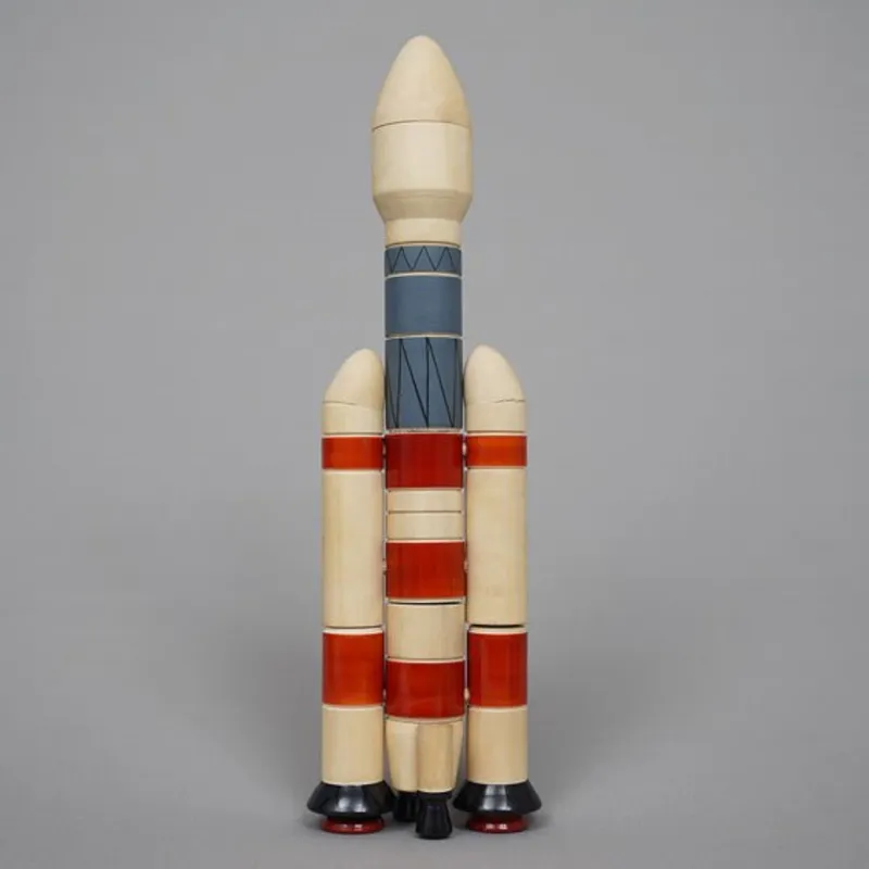 ISRO GSLV Wooden DIY Rocket Model