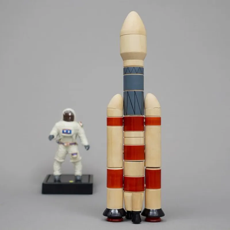 ISRO GSLV Wooden DIY Rocket Model