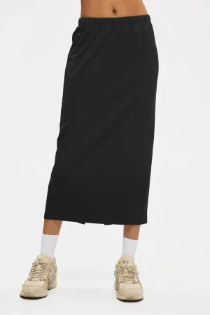 Jersey Pencil Skirt (Black)