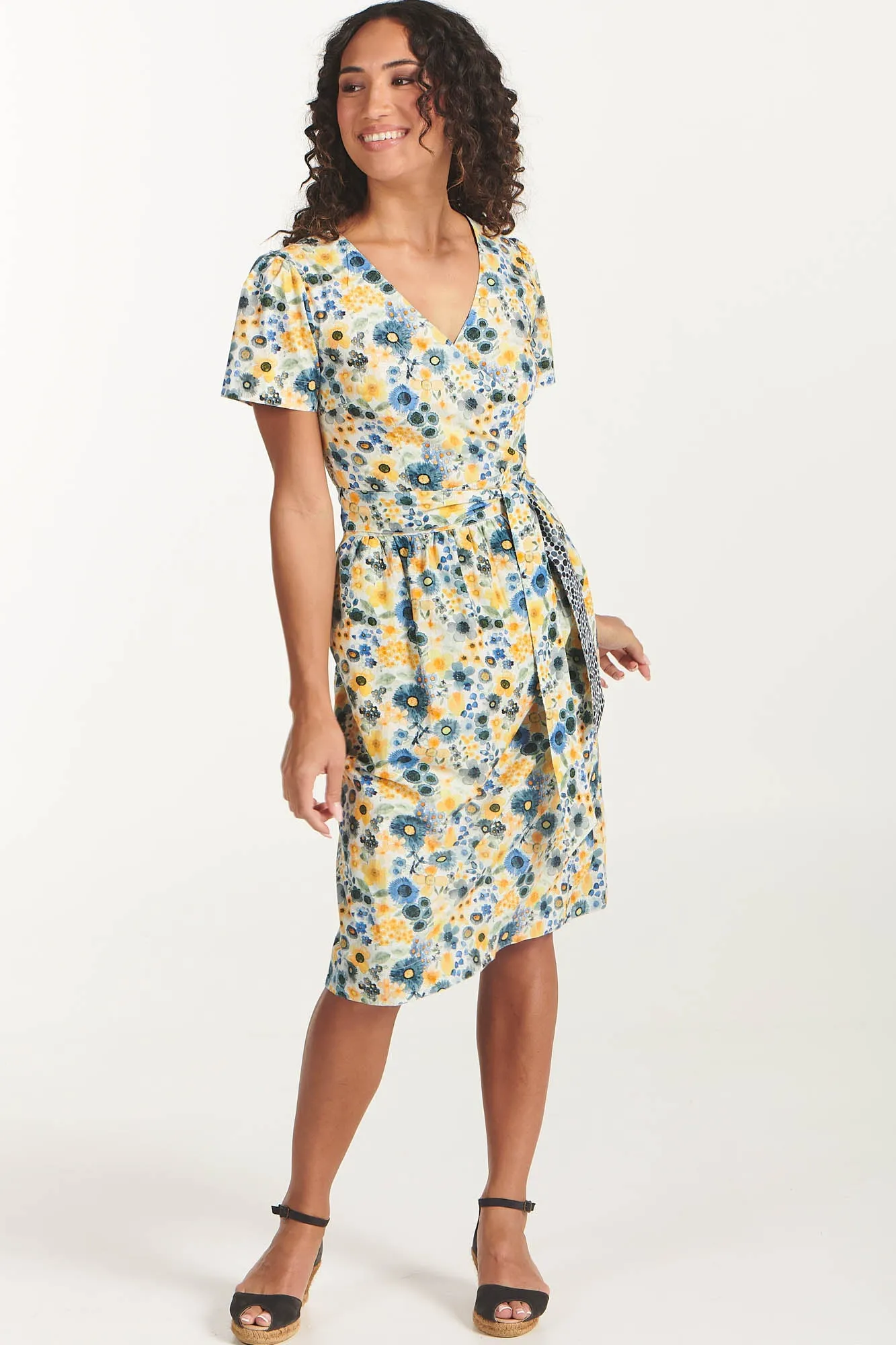 Jones Wrap Dress Wildflower