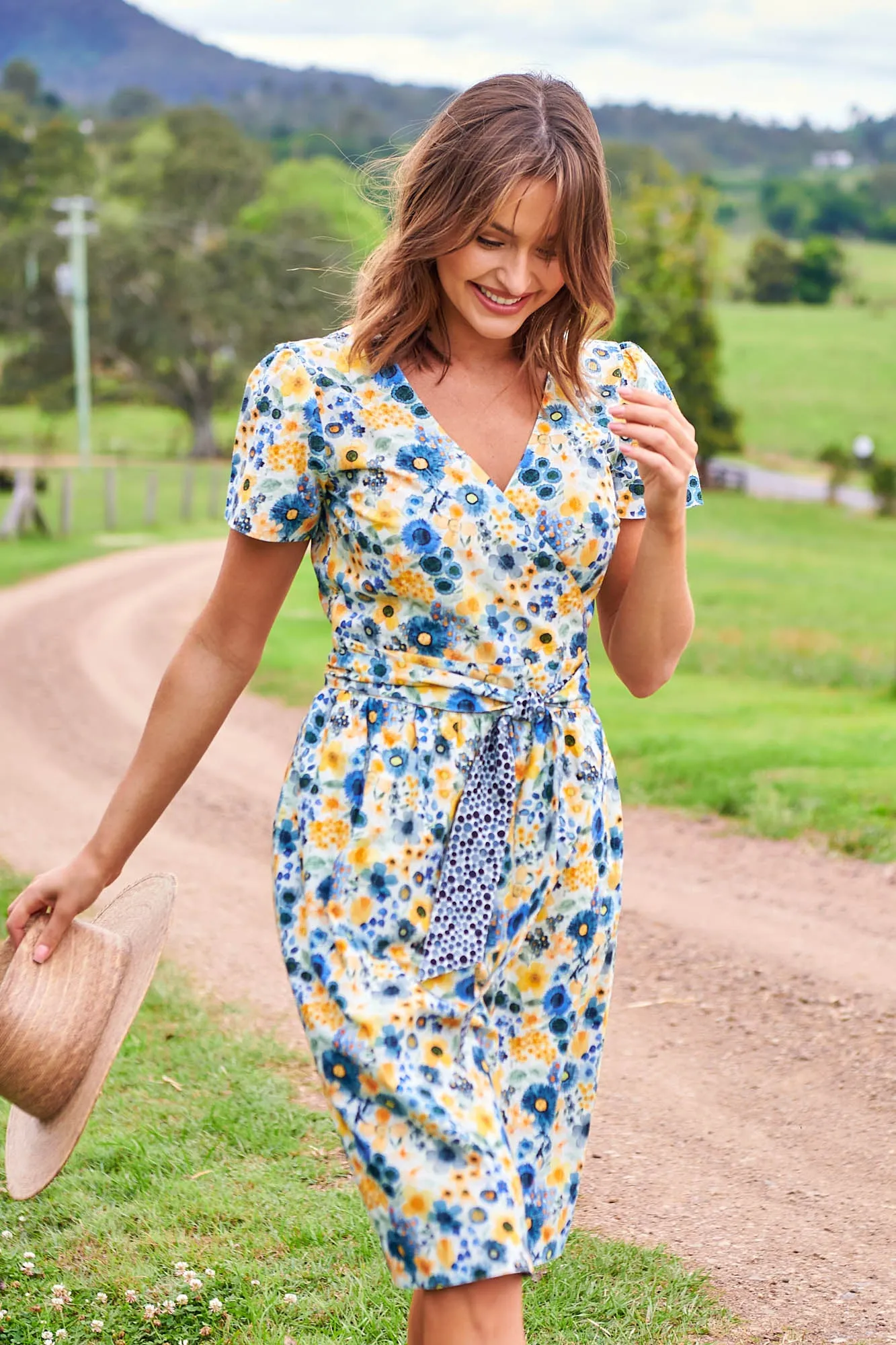 Jones Wrap Dress Wildflower