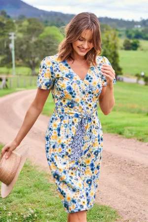 Jones Wrap Dress Wildflower