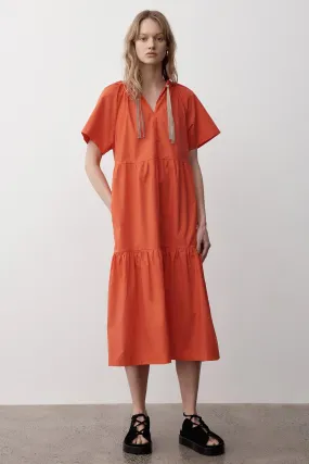 Josephine Dress in Blood Orange