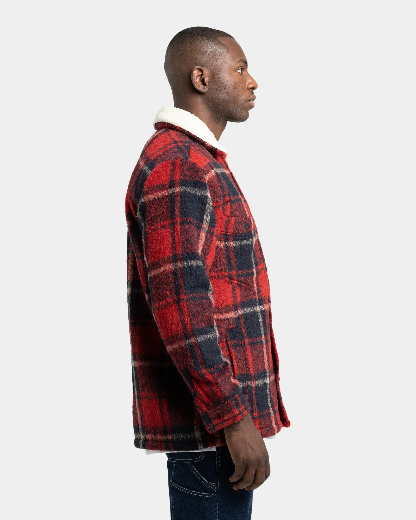 Karl Kani Check Shirt Jacket Black