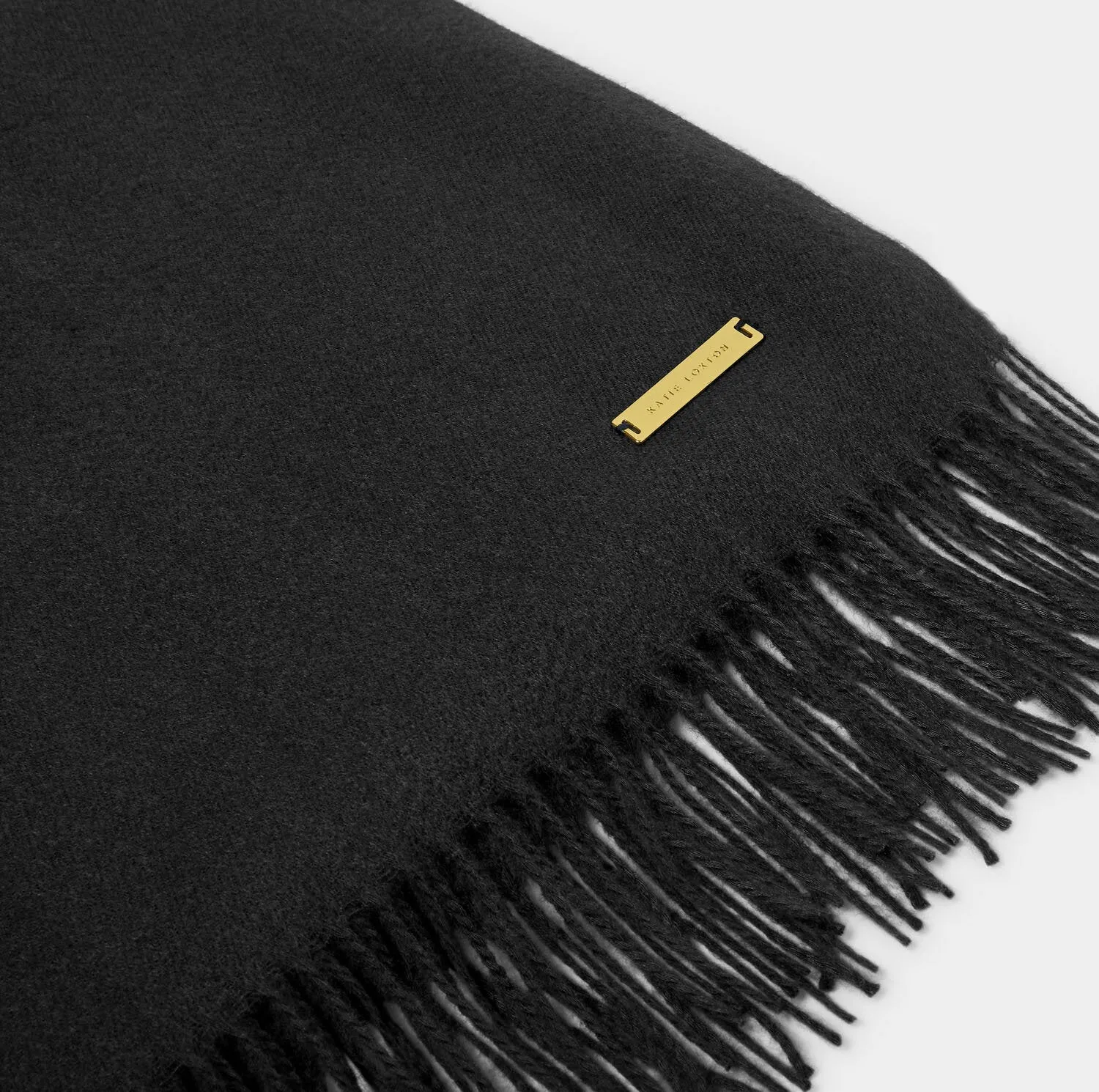 Katie Loxton Black Blanket Scarf KLS616