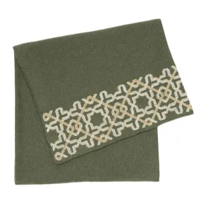 KHAKI CASHMERE SHAWL