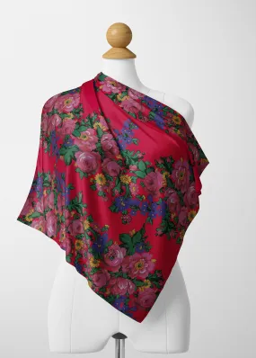 Kokum's Revenge Dahlia Satin Shawl