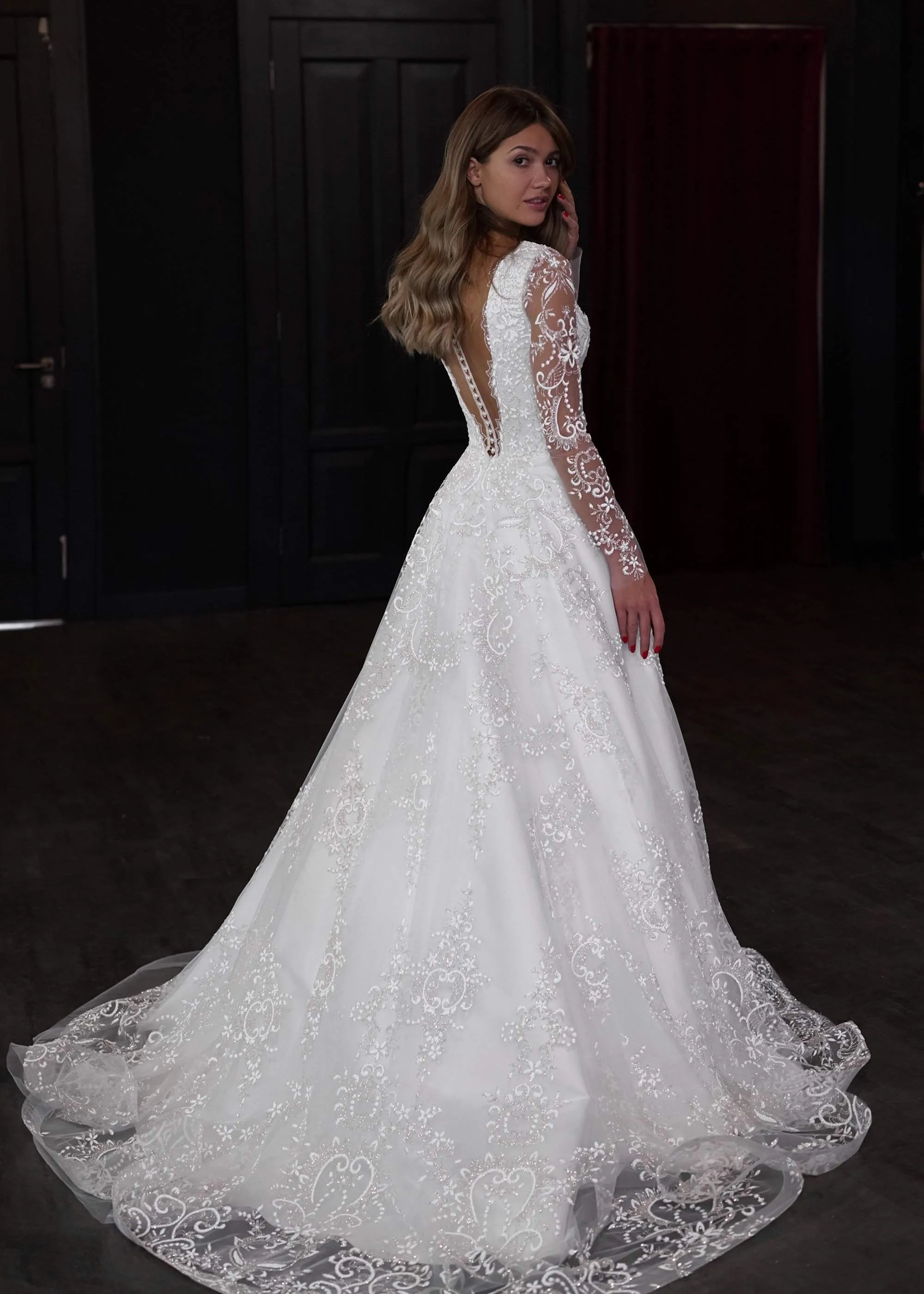 Lace A-line Wedding Dress Troisty