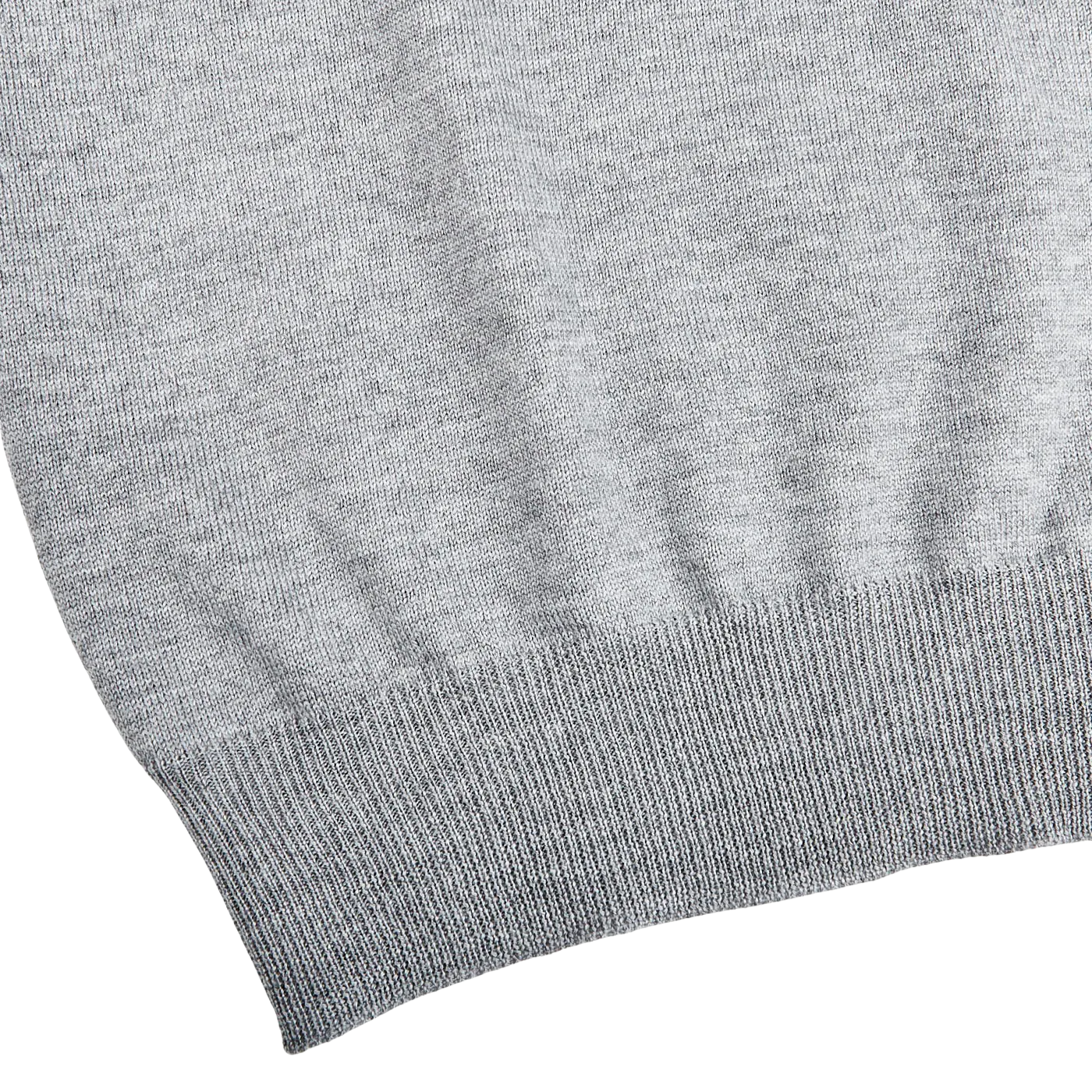 Light Grey Extra Fine Merino Crew Neck