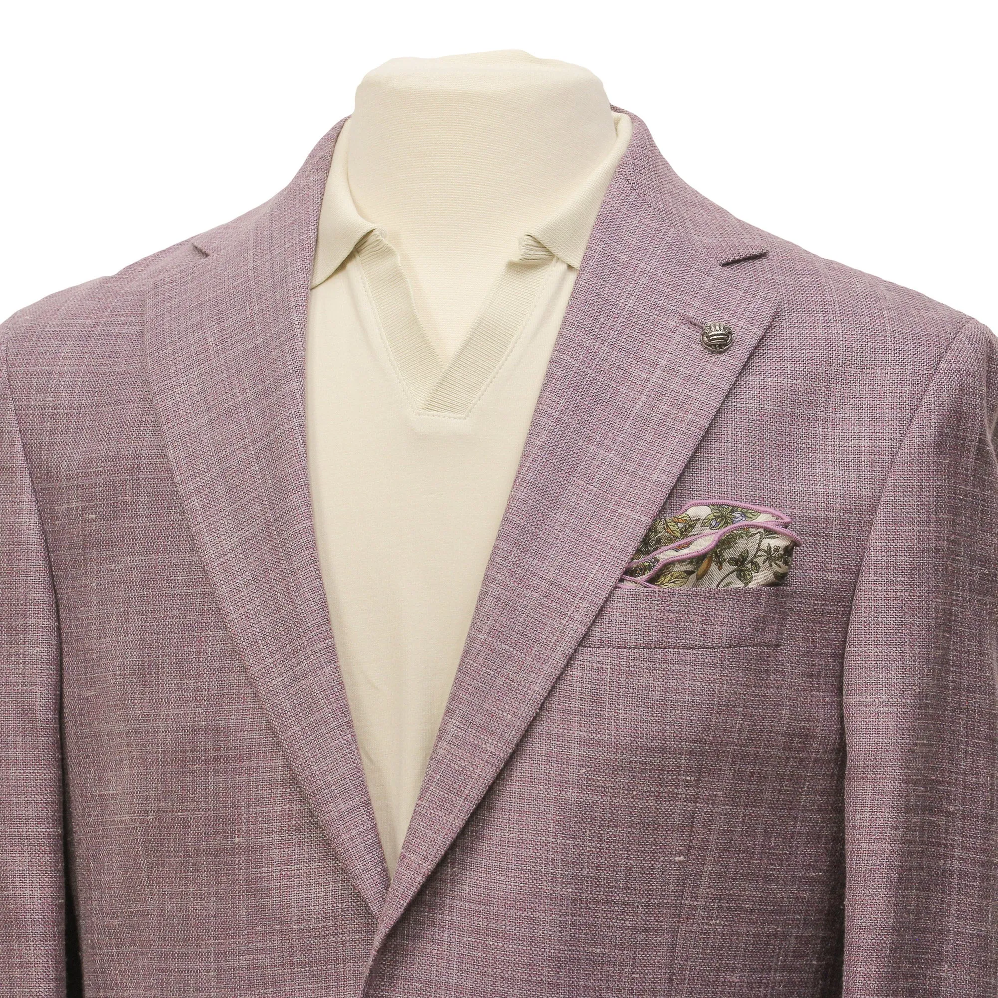 Lilac Loro Piana Wool/Silk/Linen Morton Contemporary Fit Sport Jacket - Jack Victor