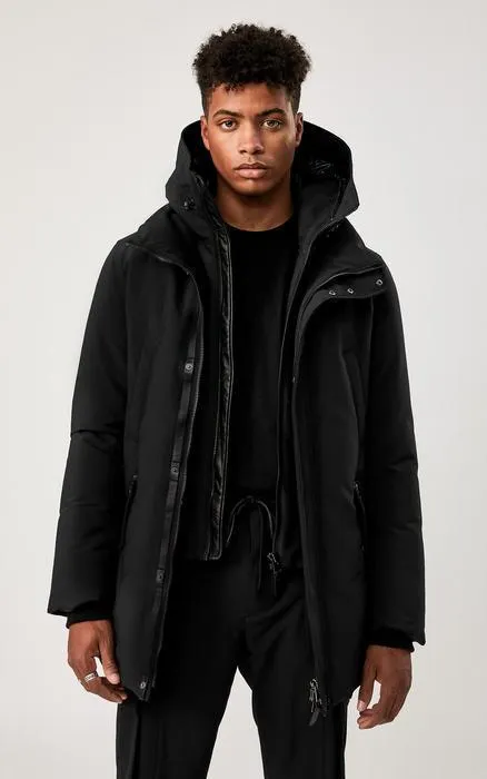 MACKAGE EDWARD-NF - 2-in-1 Down Parka With Hooded Bib (WITHOUT LOGO ON THE LEFT SLEEVE)