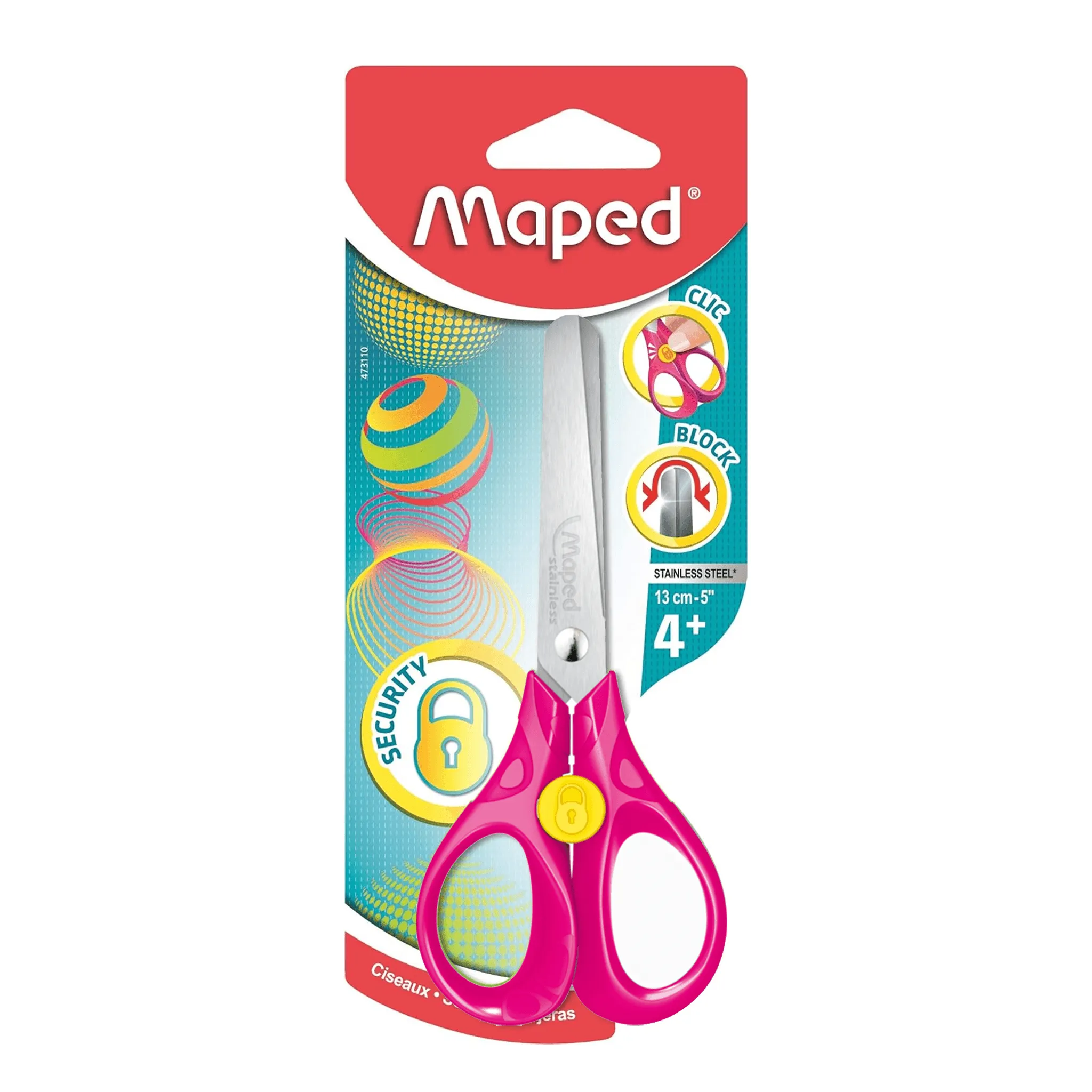 Maped Security Scissors 3D 13 cm Symmetrical