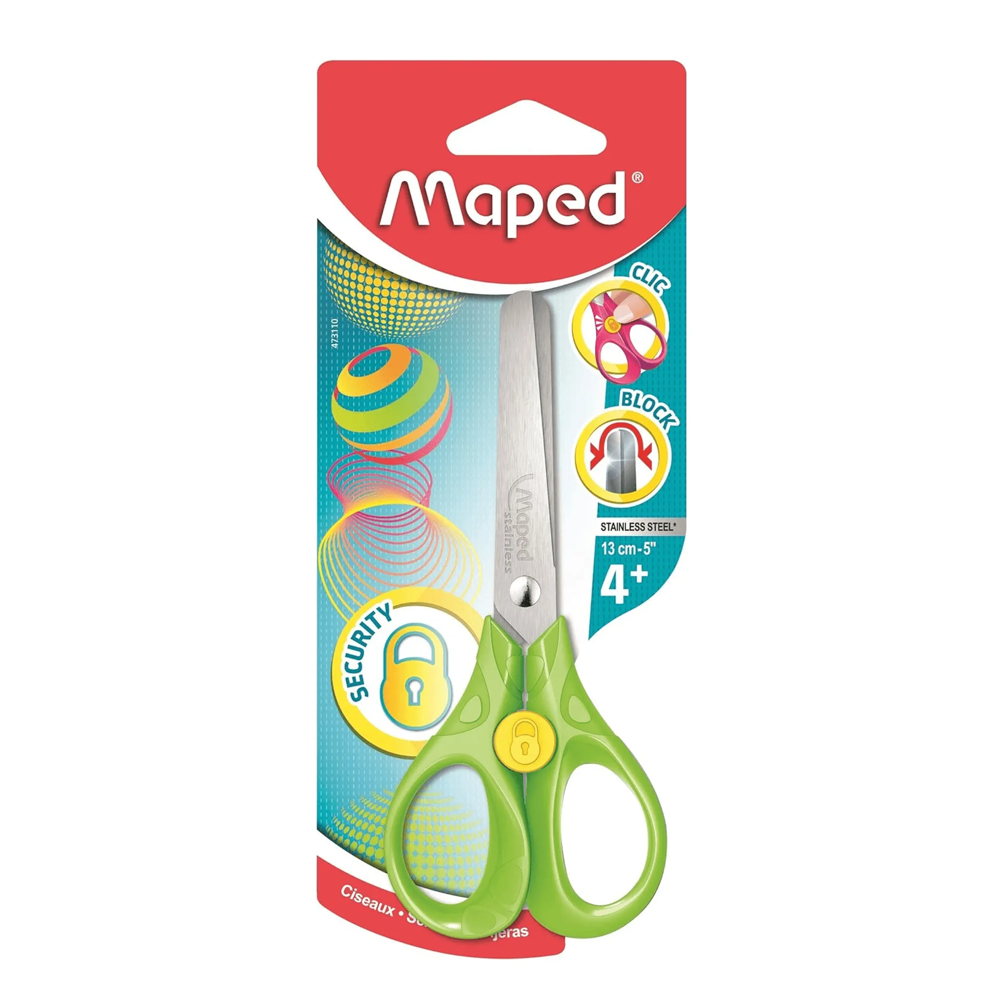 Maped Security Scissors 3D 13 cm Symmetrical