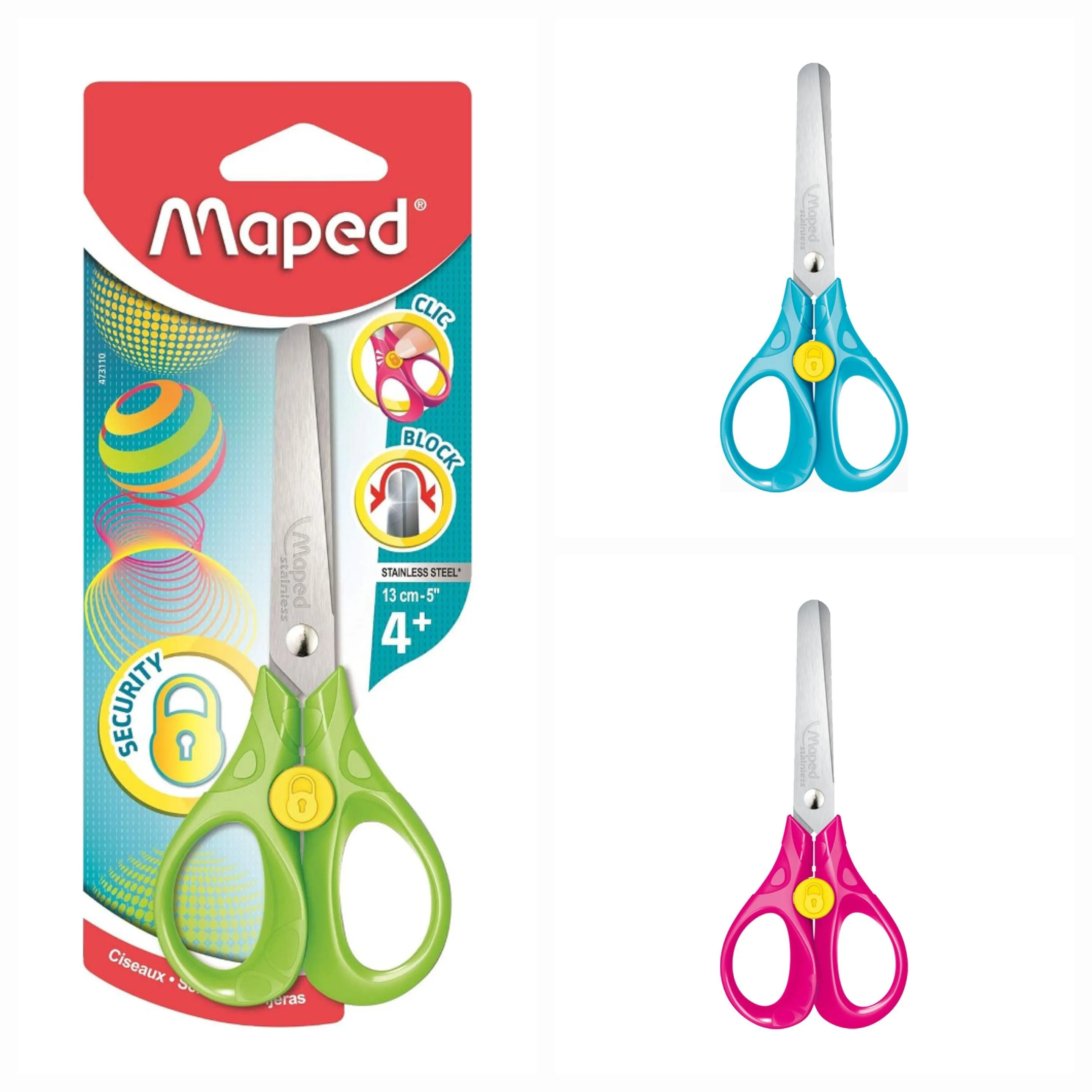 Maped Security Scissors 3D 13 cm Symmetrical