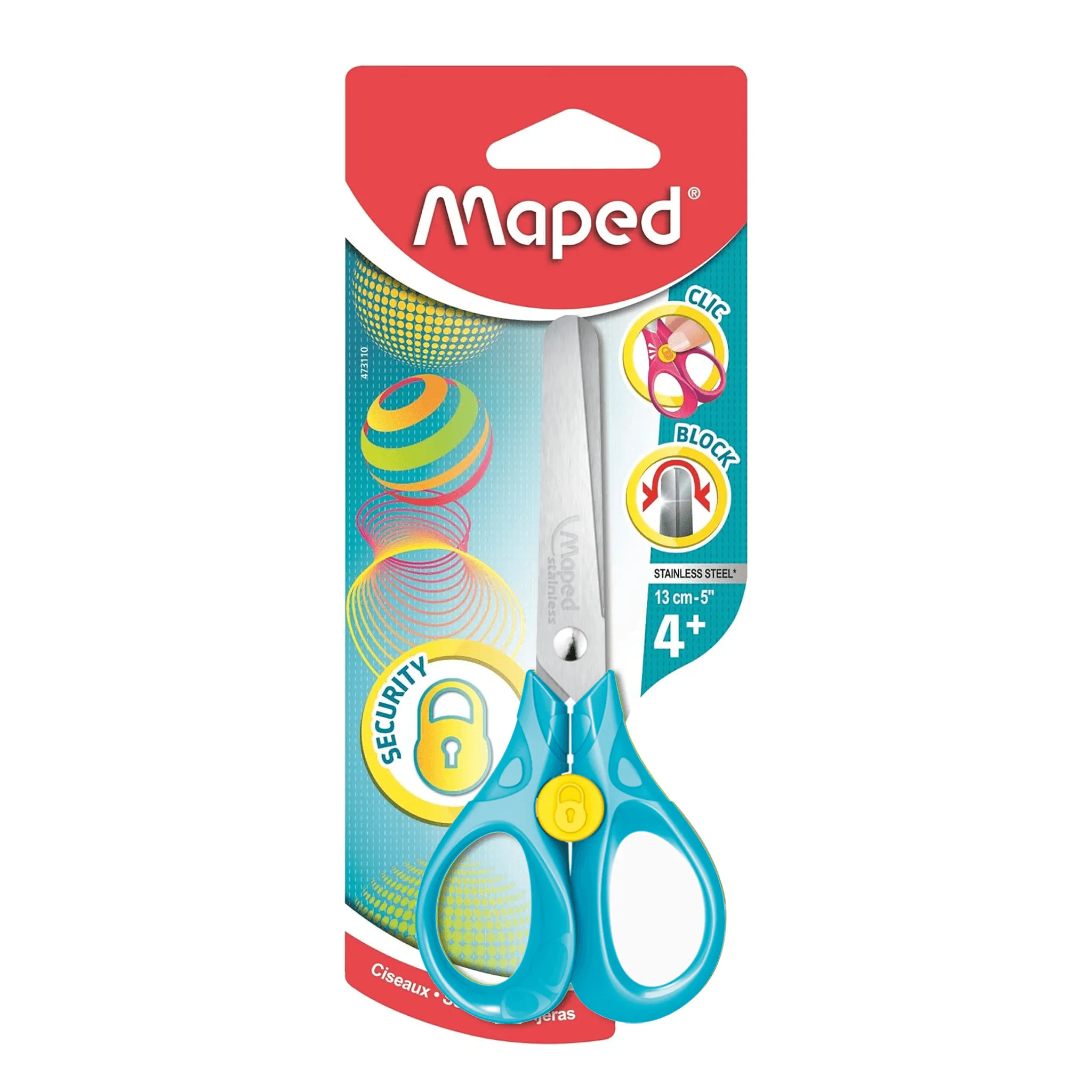 Maped Security Scissors 3D 13 cm Symmetrical