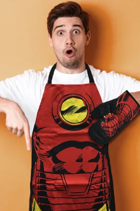 Marvel Iron Man Apron & Glove Set