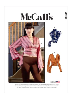 McCall's Pattern M8242 Misses' Tops