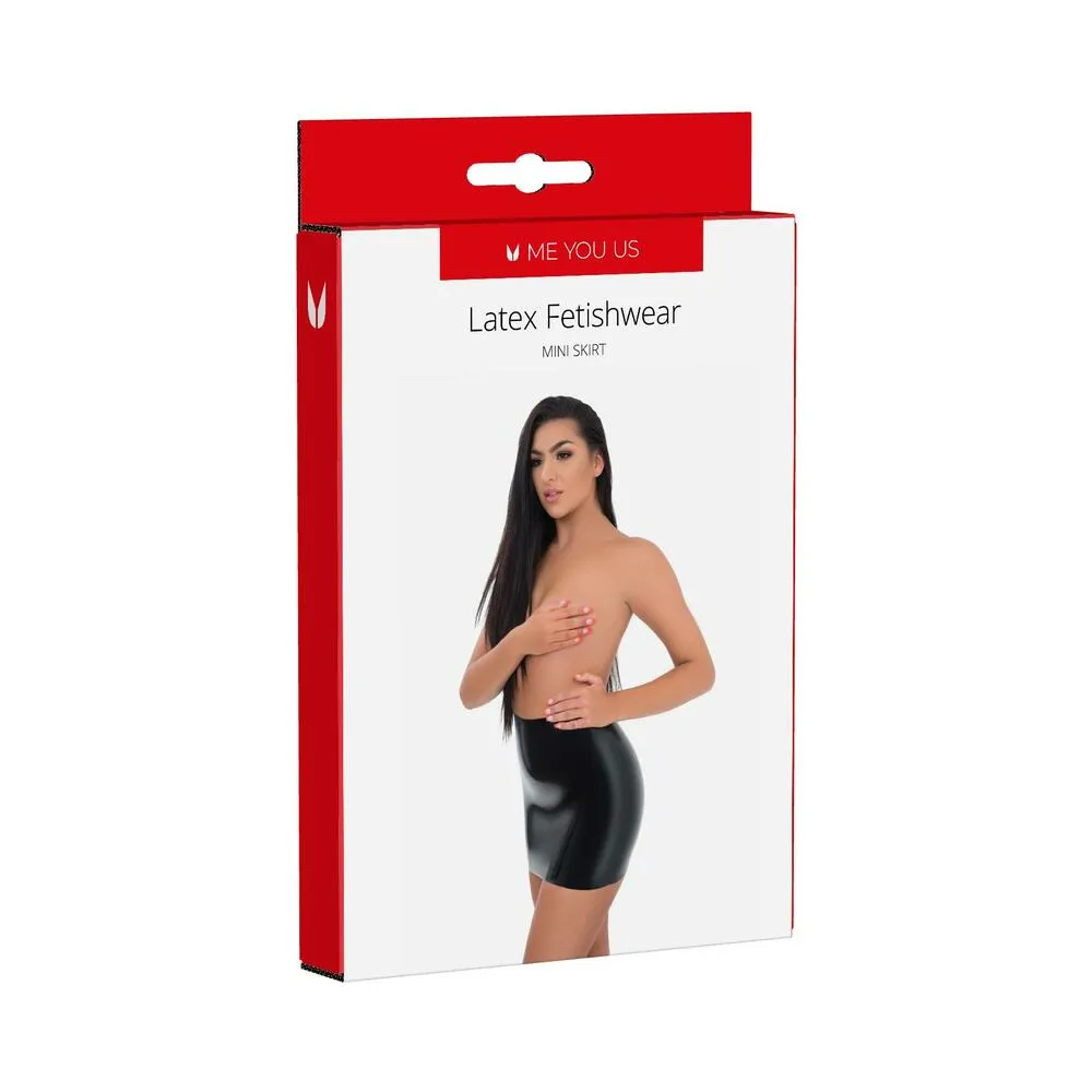 Me You Us Latex Mini Skirt Large