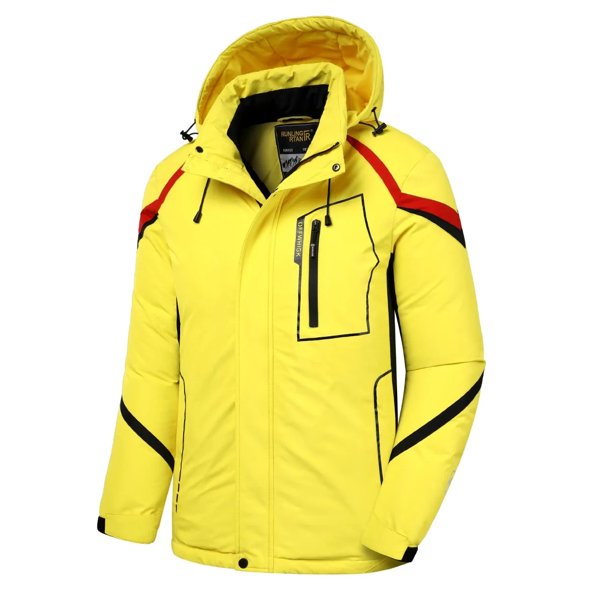 Men Hooded Winter Snow Parkas