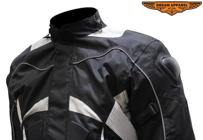 Mens Nylon Motorcycle Jacket