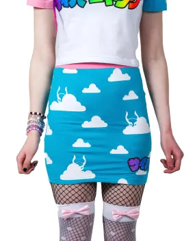 MINI SKIRT CLOUD PL-AI