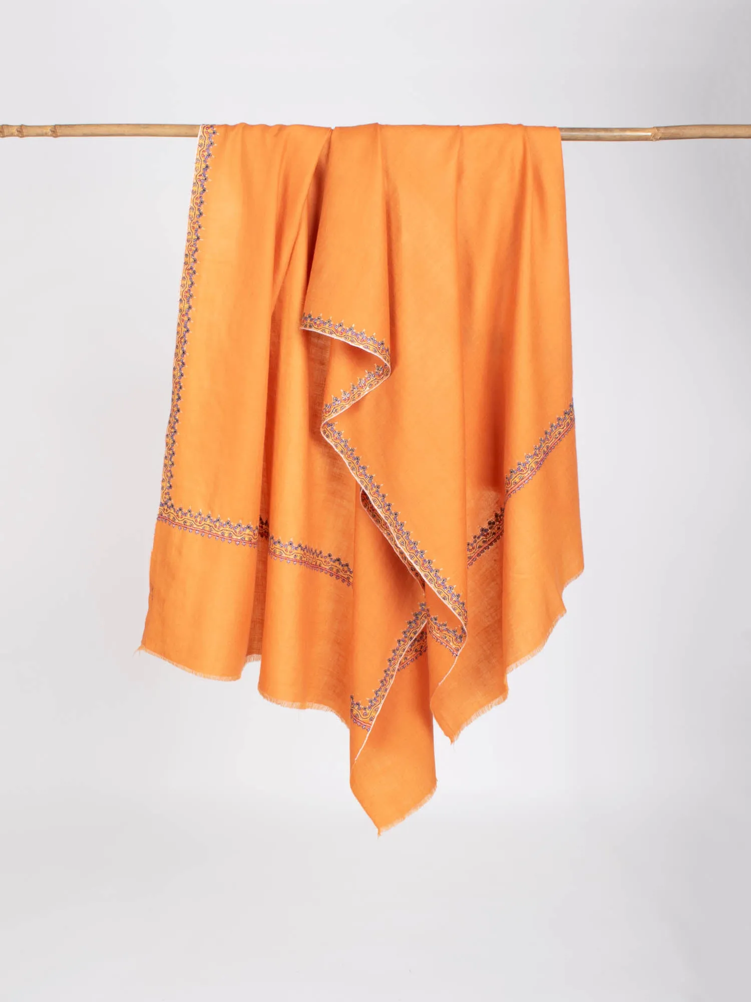 Minimalistic Hashia Wedding Kashmiri Pashmina Shawl - DALY