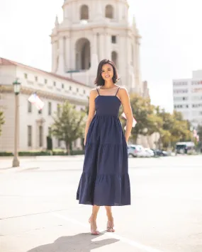 Monroe Navy Dress