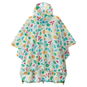 Montbell Print Trekking Rain Poncho Kid's