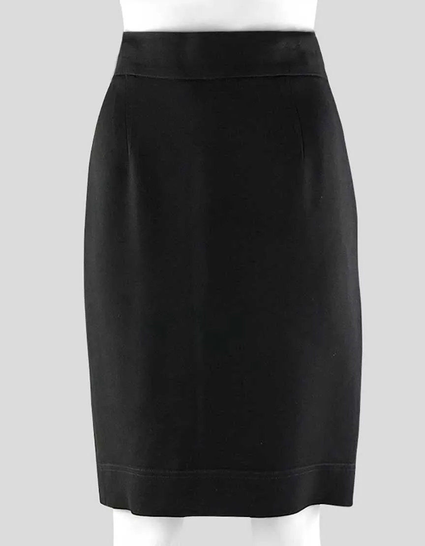 Moschino Cheap Chic Black Skirt 44 It 10 US