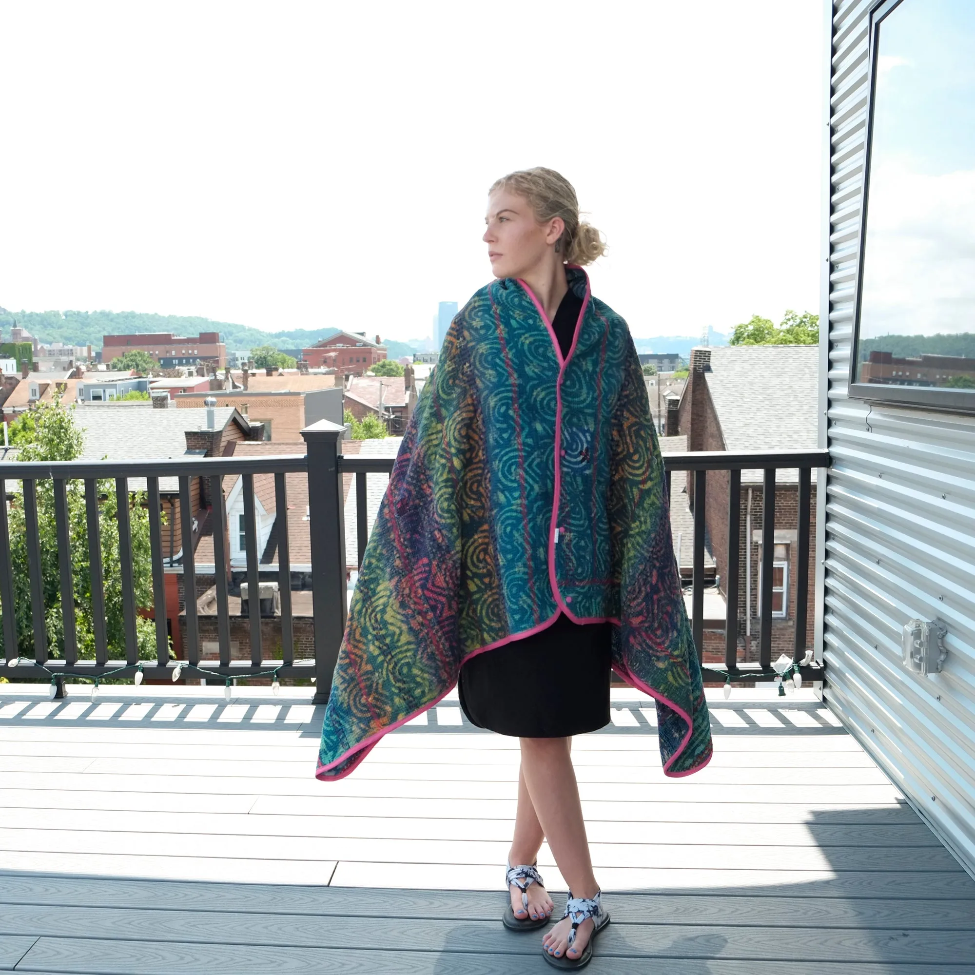 Nellie Poncho/ Blanket 024