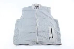 Nike Embroidered Logo Light Grey Zip Up Vest