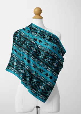 Northern Journey Satin Shawl