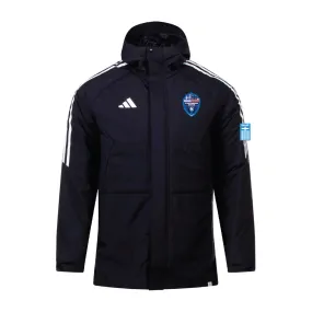 NY Greek American FAN adidas Condivo 22 Stadium Parka Jacket Black