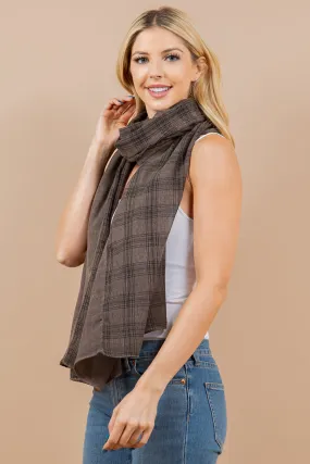 OA-4291 plaid scarf