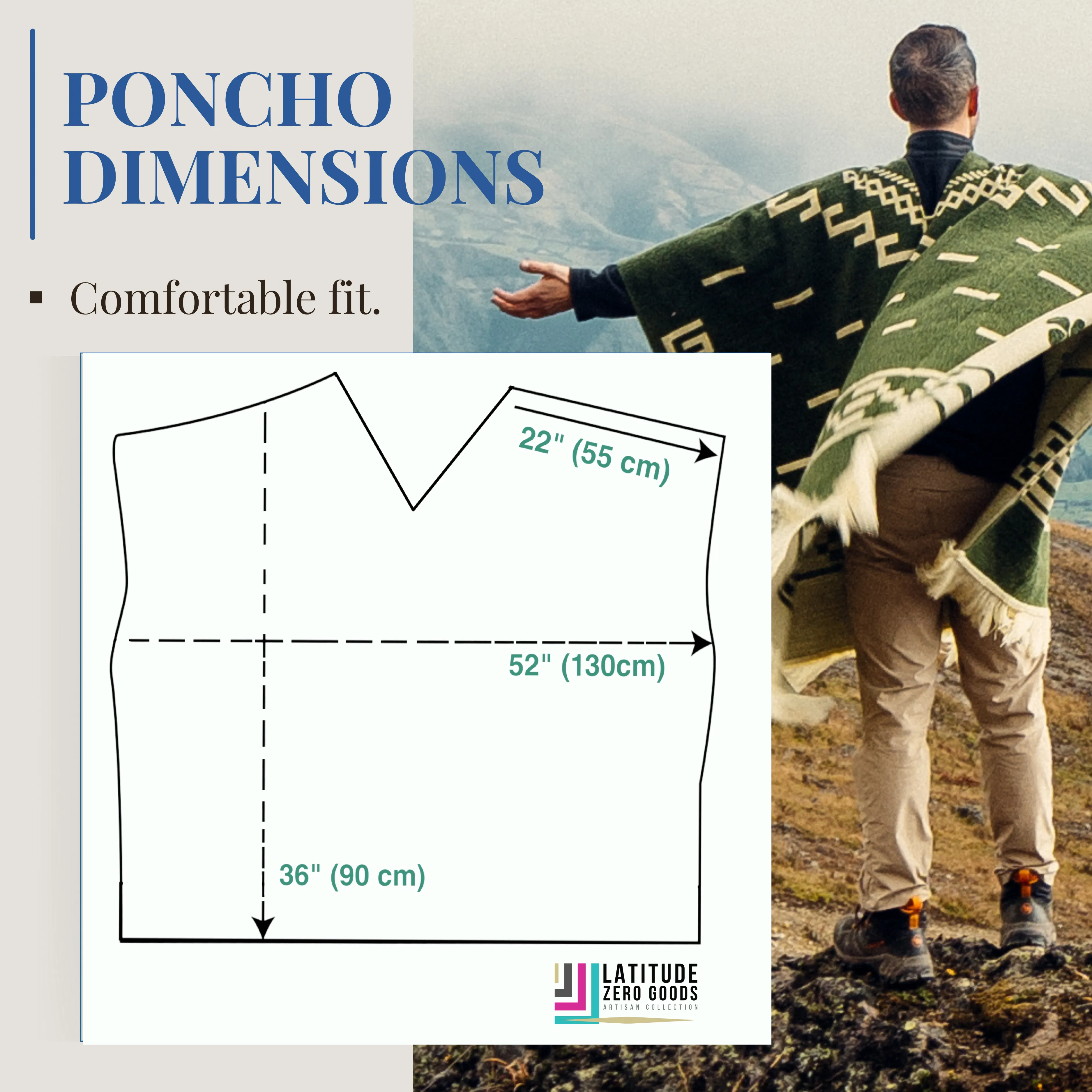 Olive Green - Clint Eastwood Poncho