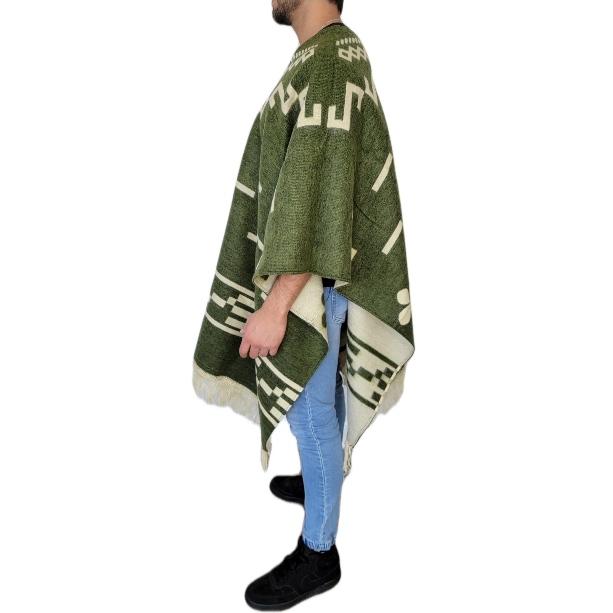 Olive Green - Clint Eastwood Poncho