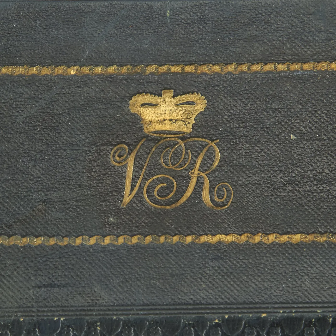 Original British 1840 Cased Arms Document Awarded by Queen Victoria to Peter Maze Esquire of Bristol