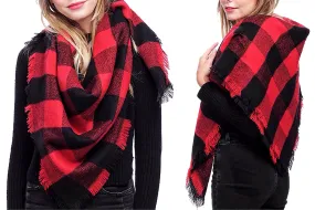 Over-Sized Square Blanket Scarf