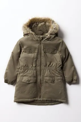 Parka Coat Green