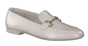 PAUL GREEN Cream Patent Leather Loafer 2596