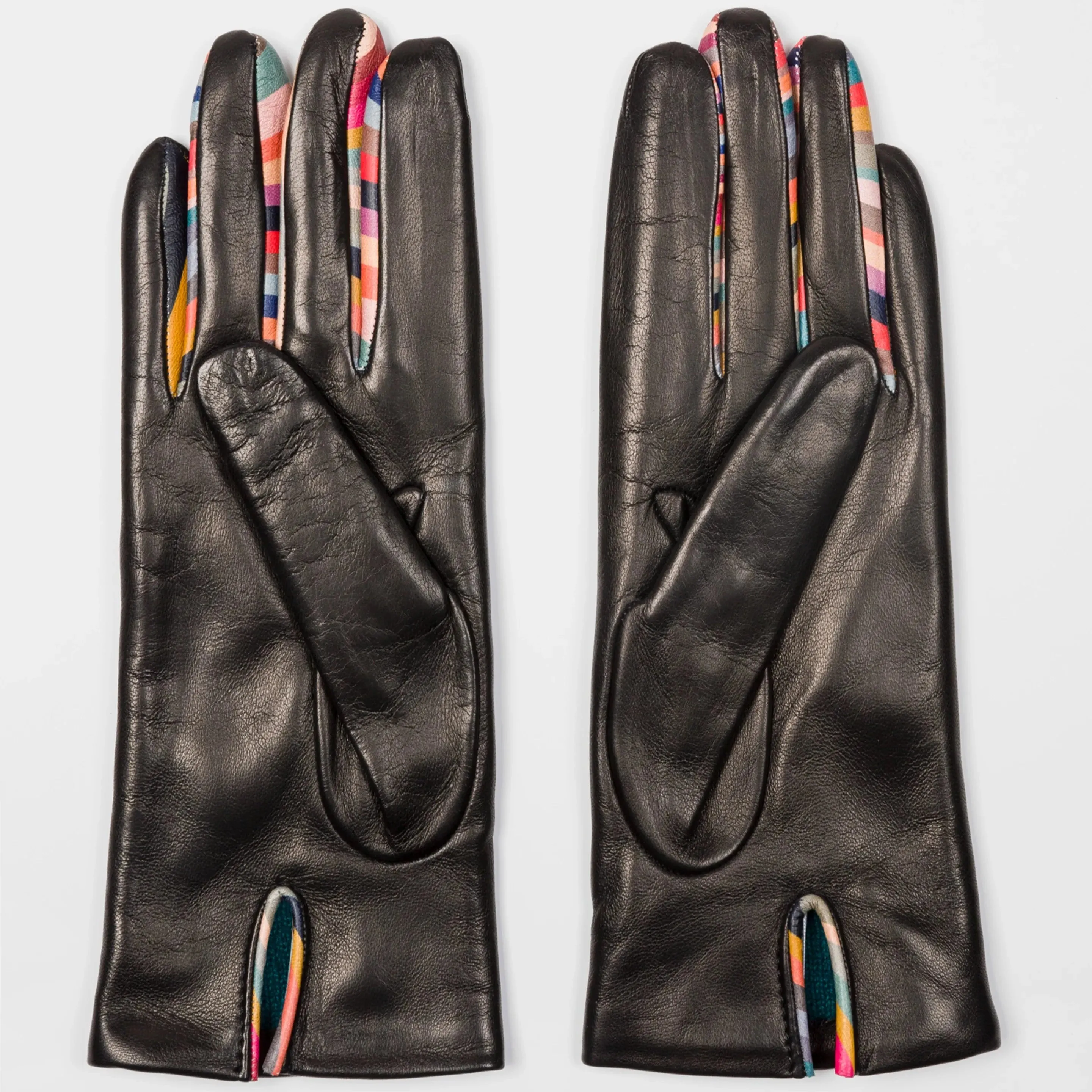 Paul Smith - Women's Concertina Swirl Print Glove in Black