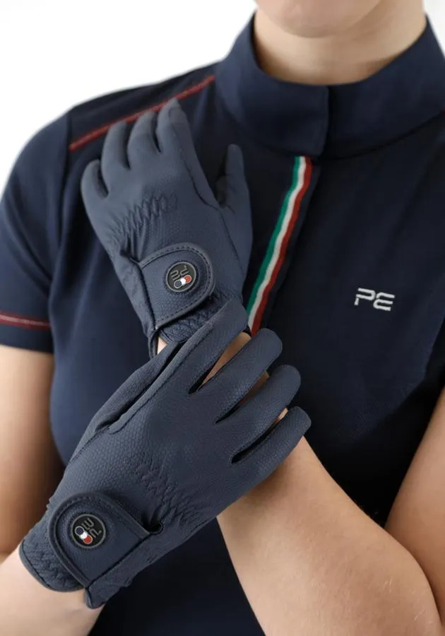 PEI Metaro Riding Gloves - Navy