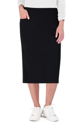 Perfect Fit Pencil Skirt 24" - Black