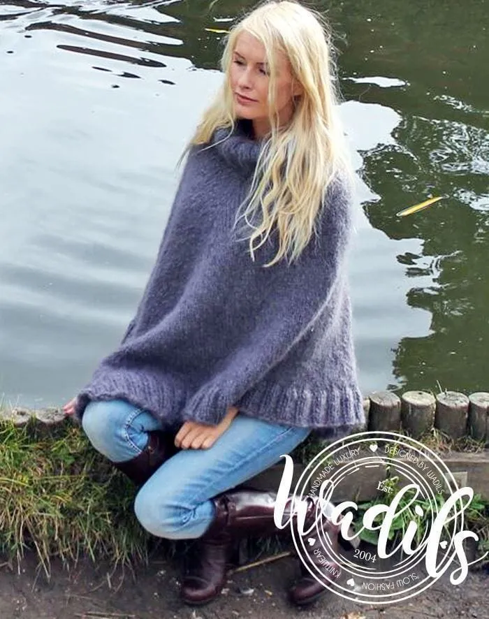 Pernille Poncho Strikkekit