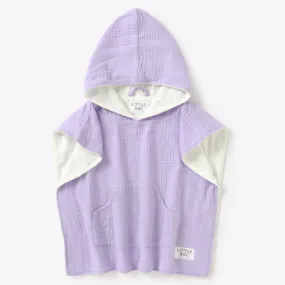 Poncho Hooded Beach Towel - Lavender