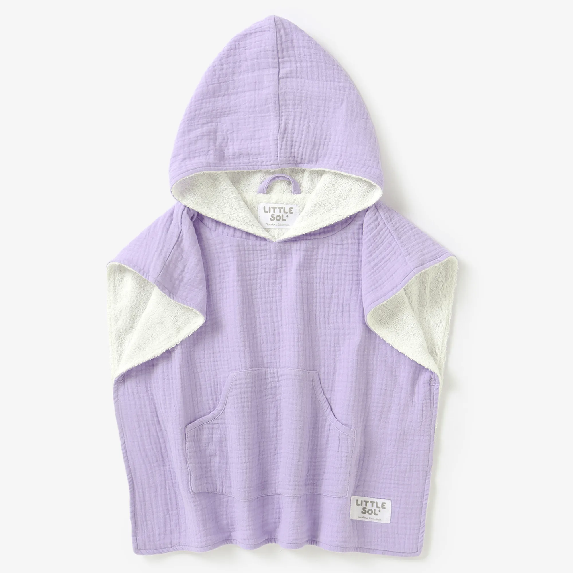 Poncho Hooded Beach Towel - Lavender