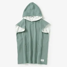 Poncho Hooded Beach Towel - Ocean Green