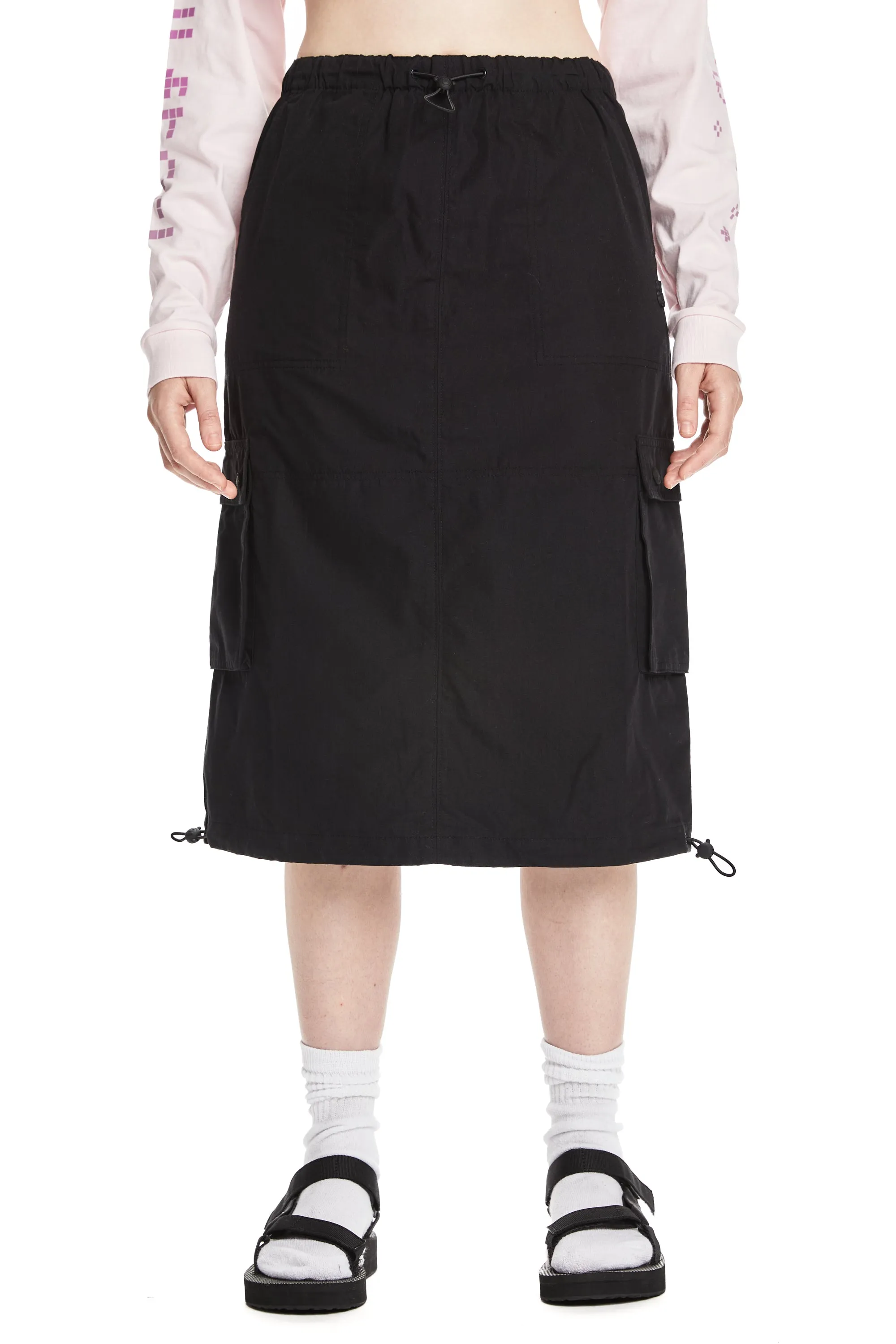 Poplin Parachute Skirt