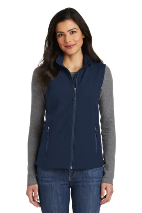 Port Authority® Women's Core Soft Shell Vest - Dress Blue Navy