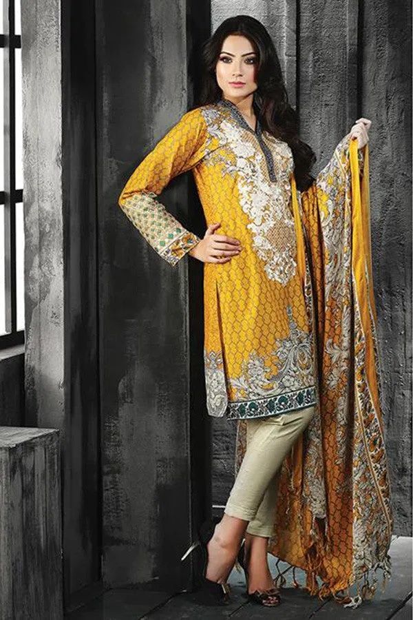 RajBari Silk Karandi Winter Collection 2015 - 8B